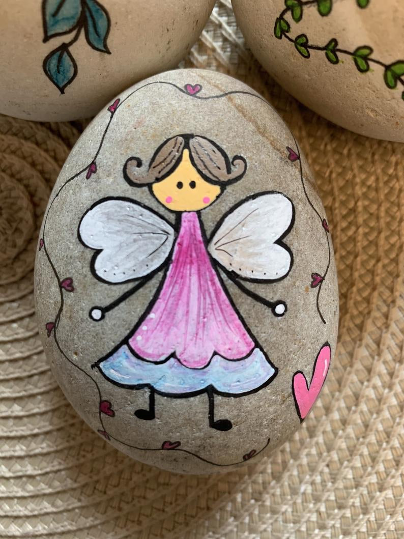 hand-painted-fairy-garden-rock-set-painted-pebble-design